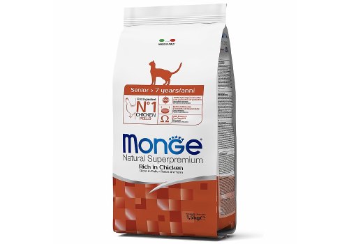 Monge Cat Senior >7 / Сухой корм Монж для Пожилых кошек Курица
