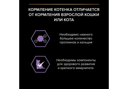 PRO PLAN KITTEN / Влажный корм Паучи ПРО ПЛАН для котят с говядиной в соусе (цена за упаковку)
