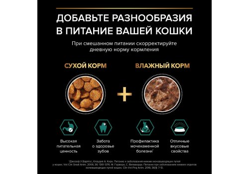 PRO PLAN STERILISED / Влажный корм Паучи ПРО ПЛАН для взрослых стерилизованных кошек с говядиной в соусе (цена за упаковку)