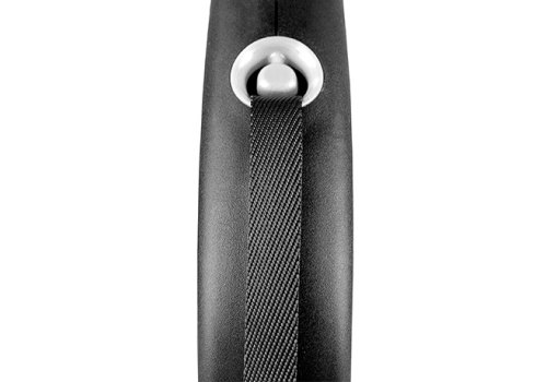 flexi Black Design M tape 5 m, for dogs up to 25 kg / Рулетка флекси для собак весом до 25 кг, лента 5 м