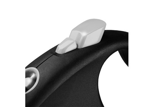 flexi Black Design S tape 5 m, for dogs up to 15 kg / Рулетка флекси для собак весом до 15 кг, лента 5 м