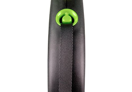 flexi Black Design S tape 5 m, for dogs up to 15 kg / Рулетка флекси для собак весом до 15 кг, лента 5 м