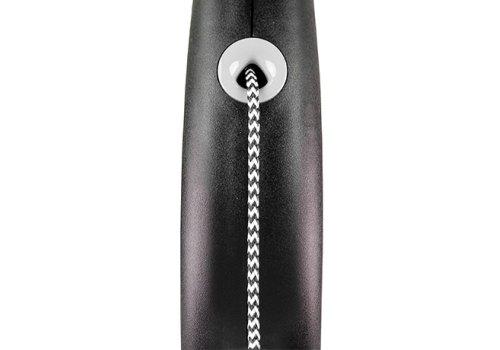 flexi Black Design XS cord 3 m, for dogs up to 8 kg / Рулетка флекси для собак весом до 8 кг, трос 3 м