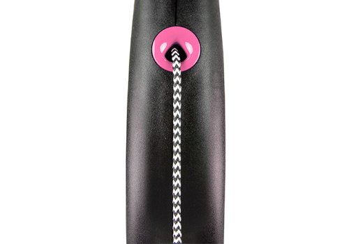 flexi Black Design XS cord 3 m, for dogs up to 8 kg / Рулетка флекси для собак весом до 8 кг, трос 3 м