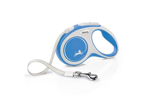 flexi New Comfort S tape 5 m, for dogs up to 15 kg / Рулетка флекси для собак весом до 15 кг, лента 5 м