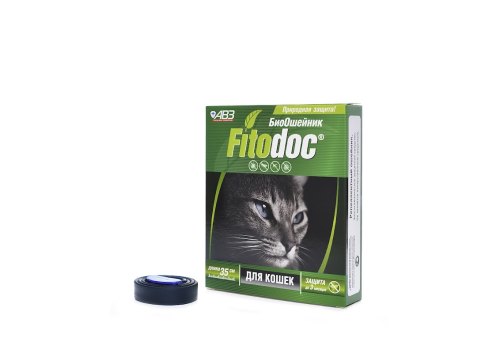Fitodoc / БиоОшейник Фитодок для кошек Репеллентный от блох до 3 месяцев и клещей до 5 недель на основе эфирных масел