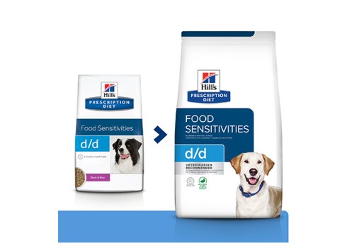 Hills Prescription Diet d\d Food Sensitivities Duck & Rice / Лечебный корм Хиллс для собак при Пищевой Аллергии Утка рис