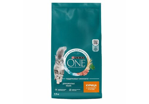 PURINA ONE ADULT / Сухой корм Пурина УАН для взрослых кошек с курицей