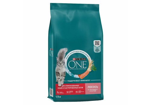 PURINA ONE STERILISED / Сухой корм Пурина УАН для взрослых стерилизованных кошек с лососем