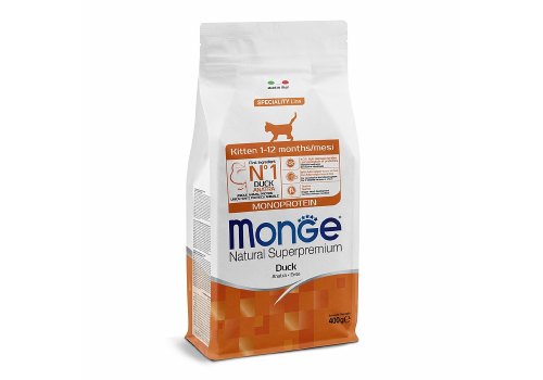 Monge Kitten Speciality Line Monoprotein Duck / Сухой корм Монж Монопротеиновый для Котят Утка