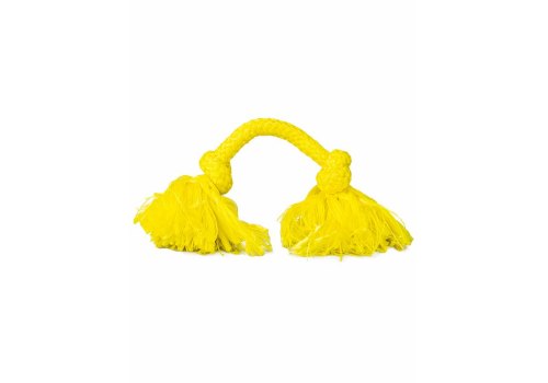Playology Dri-tech Rope / Игрушка Плэйолоджи для собак жевательный канат с ароматом курицы Желтый