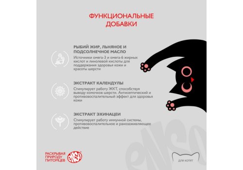 Enso / Влажный корм Паучи Энсо для Котят Говядина кусочки в соусе (цена за упаковку)