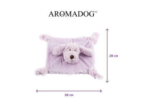 Aromadog Calm / Игрушка Аромадог для собак Собачка-плед с пищалкой Cиреневый