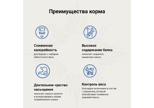 Craftia Galena Cat Weight Management Obesity Care / Ветеринарный сухой корм Крафтия для кошек при Избыточном весе