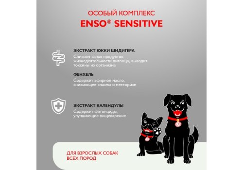 Enso Sensitive / Консервы Энсо для взрослых собак Рубленое мясо Кролика с гречкой и тыквой (цена за упаковку)