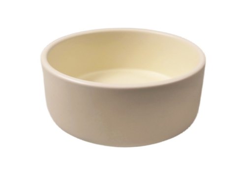 Mr.Kranch Bamboo / Миска Мистер Кранч Керамическая белая на бамбуковой подставке