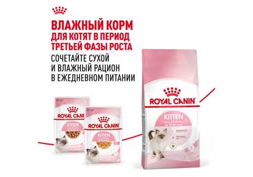 Royal Canin Kitten / Сухой корм Роял Канин Киттен для Котят в возрасте от 4 до 12 месяцев