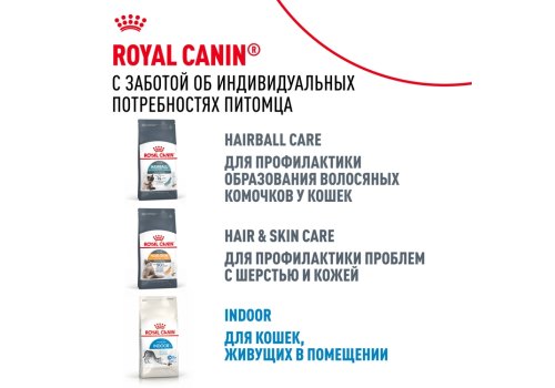 Royal Canin Indoor Long Hair / Сухой корм Роял Канин Индор Лонг Хэйр для Длинношерстных кошек Живущих в помещении