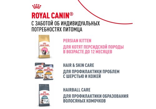 Royal Canin Breed cat Persian / Сухой корм Роял Канин для Взрослых кошек Персидской породы старше 1 года