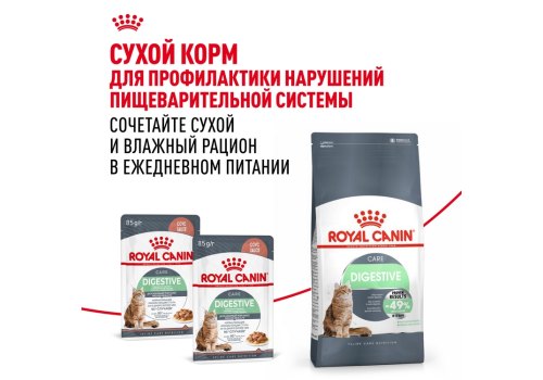 Royal Canin Digestive Care / Сухой корм Роял Канин Дайджестив Кэа для кошек с Расстройствами пищеварения