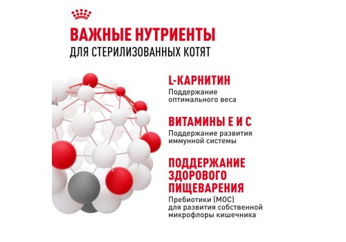 Royal Canin Kitten Sterilised / Сухой корм Роял Канин Киттен Стерилайзд для Стерилизованных и кастрированных Котят в возрасте до 1 года