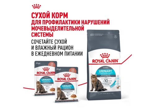 Royal Canin Urinary Care Sause / Влажный корм (Консервы-Паучи) Роял Канин Уринари Кэа для кошек Профилактика Мочекаменных болезней в Соусе (цена за упаковку)