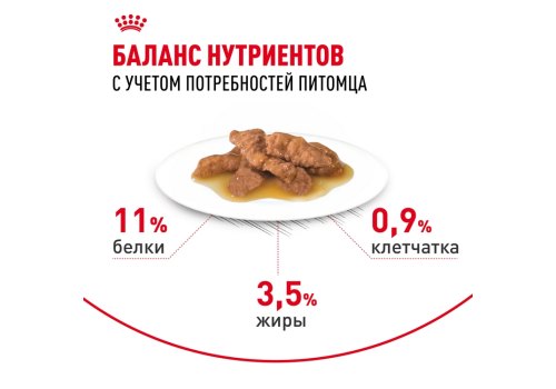 Royal Canin Indoor / Влажный корм (Консервы-Паучи) Роял Канин Индор для Стерилизованных кошек Живущих в помещении в Соусе (цена за упаковку)