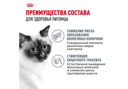 Royal Canin Hairball Care / Сухой корм Роял Канин Хэйрбол Кэа для кошек Вывод волосяных комочков