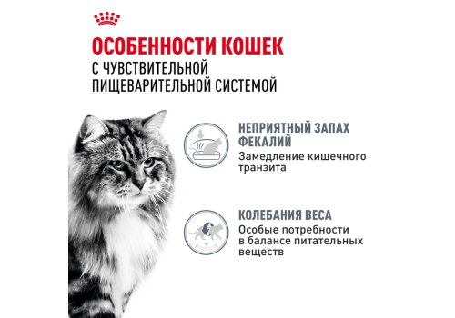 Royal Canin Digestive Care / Влажный корм (Консервы-Паучи) Роял Канин Дайджестив Кэа для кошек с Чувствительным пищеварением в Соусе (цена за упаковку)