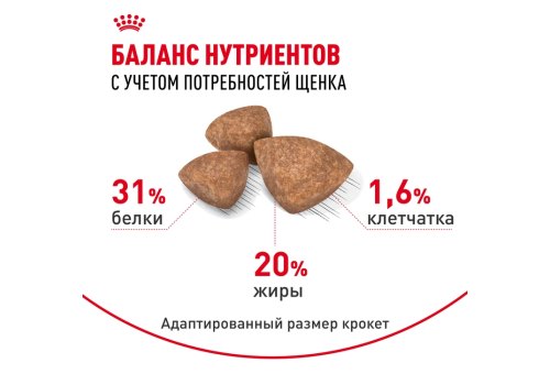 Royal Canin X-Small Puppy / Сухой корм Роял Канин Икс-Смолл Паппи для Щенков мелких пород