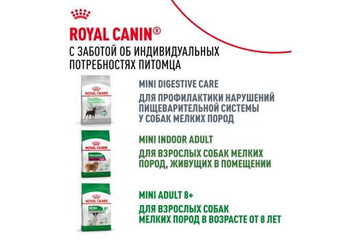 Royal Canin Mini Adult / Влажный корм (Паучи) Роял Канин Мини Эдалт для взрослых собак Мелких пород весом до 10 кг в возрасте от 10 месяцев до 8 лет (Цена за упаковку)