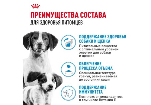 Royal Canin Medium Starter / Сухой корм Роял Канин Медиум Стартер для Щенков Средних пород в возрасте до 2 месяцев