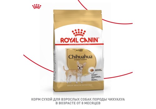 Royal Canin Breed dog Chihuahua Adult / Сухой корм Роял Канин для взрослых собак породы Чихуахуа старше 8 месяцев
