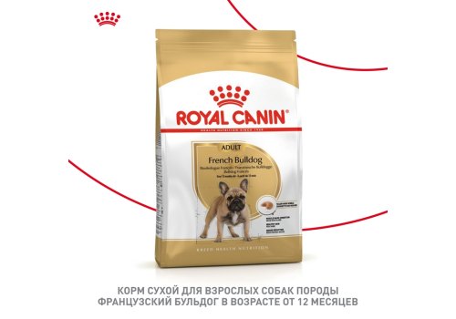 Royal Canin Breed dog French Bulldog Adult / Сухой корм Роял Канин для взрослых собак породы Французский Бульдог старше 1 года