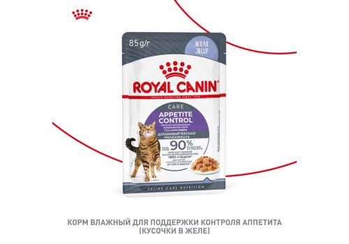 Royal Canin Appetite Control Care Jelly / Влажный корм (Консервы-Паучи) Роял Канин Аппетайт Контрол Кэа для взрослых кошек Контроль аппетита в Желе (цена за упаковку)