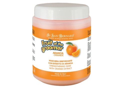 Iv San Bernard Fruit of the Groomer Orange Strengthening Mask / Маска Ив Сан Бернард для Слабой Выпадающей шерсти с Силиконом Восстанавливающая