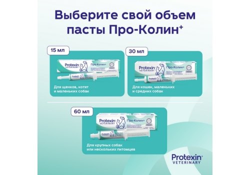 Protexin Pro-Kolin+ / Пробиотик Проколин для коррекции расстройств пищеварительной системы собак и кошек
