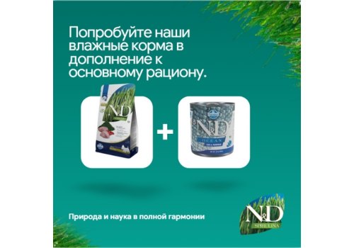 Farmina N&D Spirulina Lamb & Wolfberry Adult Mini / Сухой корм Фармина для взрослых собак Мелких пород Ягненок и ягоды годжи