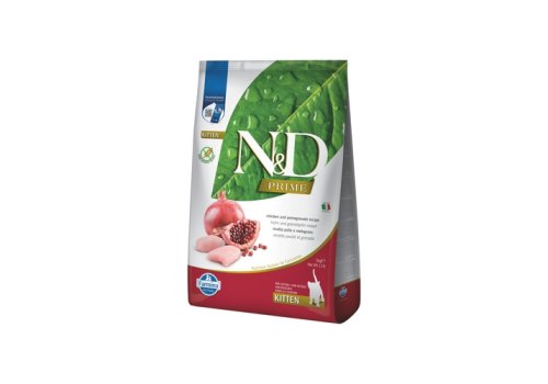 Farmina Kitten N&D Prime Line Chicken & Pomegranate Grain free / Сухой Беззерновой корм Фармина для Котят Курица с Гранатом