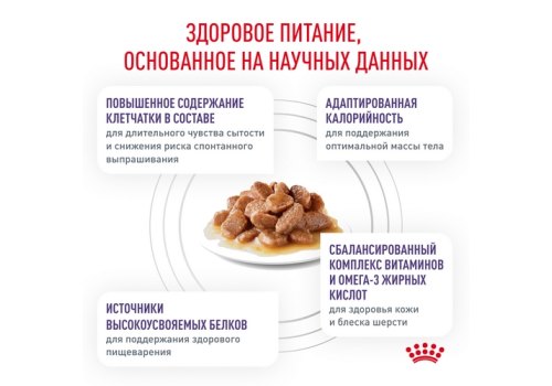 Royal Canin Neutered Adult Dog / Ветеринарный влажный корм (Паучи) Роял Канин Ньютрид Эдалт для Стерилизованных или склонных к набору веса взрослых собак
