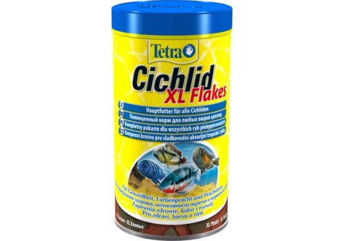 Tetra Cichlid XL / Корм Тетра для всех видов цихлид Крупные хлопья