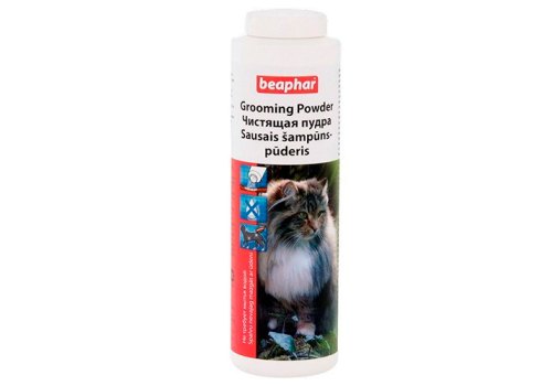 Beaphar Grooming Powder / Пудра Беафар для кошек Чистящая (сухая чистка без воды и мыла)