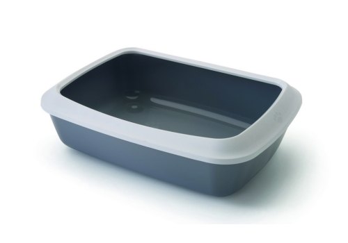 Savic Litter Tray Iriz / Туалет-лоток Савик для кошек сo съемным Бортом 42х30,5х10 см