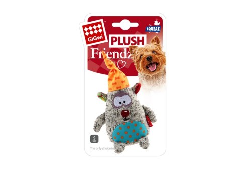 GiGwi Dog Plush Friendz / Игрушка Гигви для собак Медведь с пищалкой