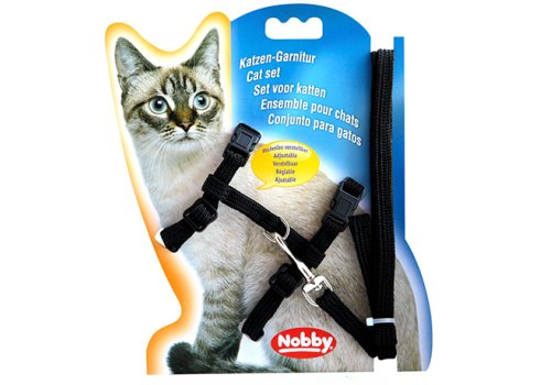 Nobby / Набор Шлейка с Поводком для кошек Nobby Нейлон
