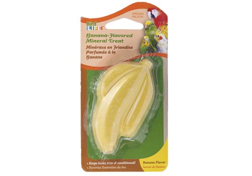 Penn Plax Cuttlebone Banana / Камень Минеральный Пен Плакс для птиц Банан