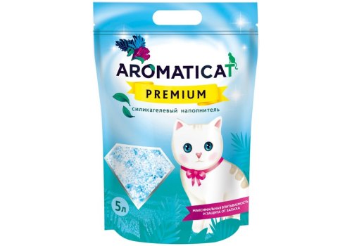 AromatiCat Premium / Наполнитель Ароматикэт для кошачьего туалета Силикагелевый