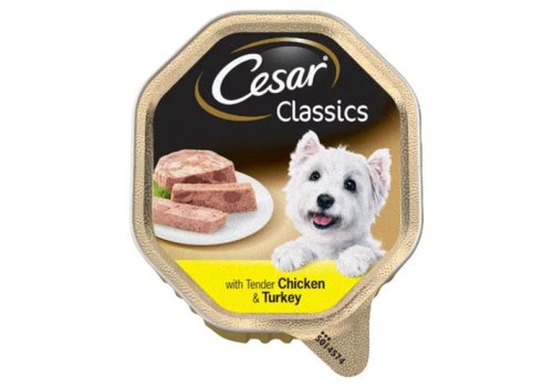 Cesar Classics / Консервы Цезарь для собак Паштет Курица & Индейка (цена за упаковку)