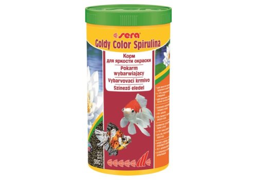 Sera Goldy Color Spirulina / Корм Сера для Золотых рыб в гранулах Улучшает окраску