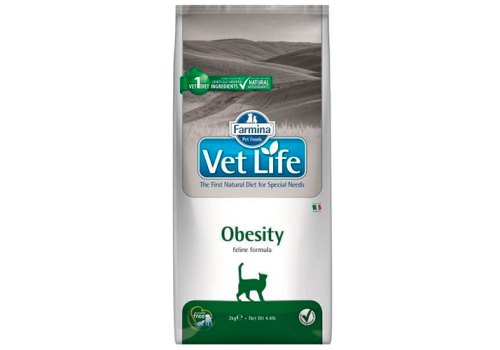 Farmina Vet Life Obesity / Лечебный корм Фармина для кошек при Ожирении, подходит для питания Стерилизованных животных